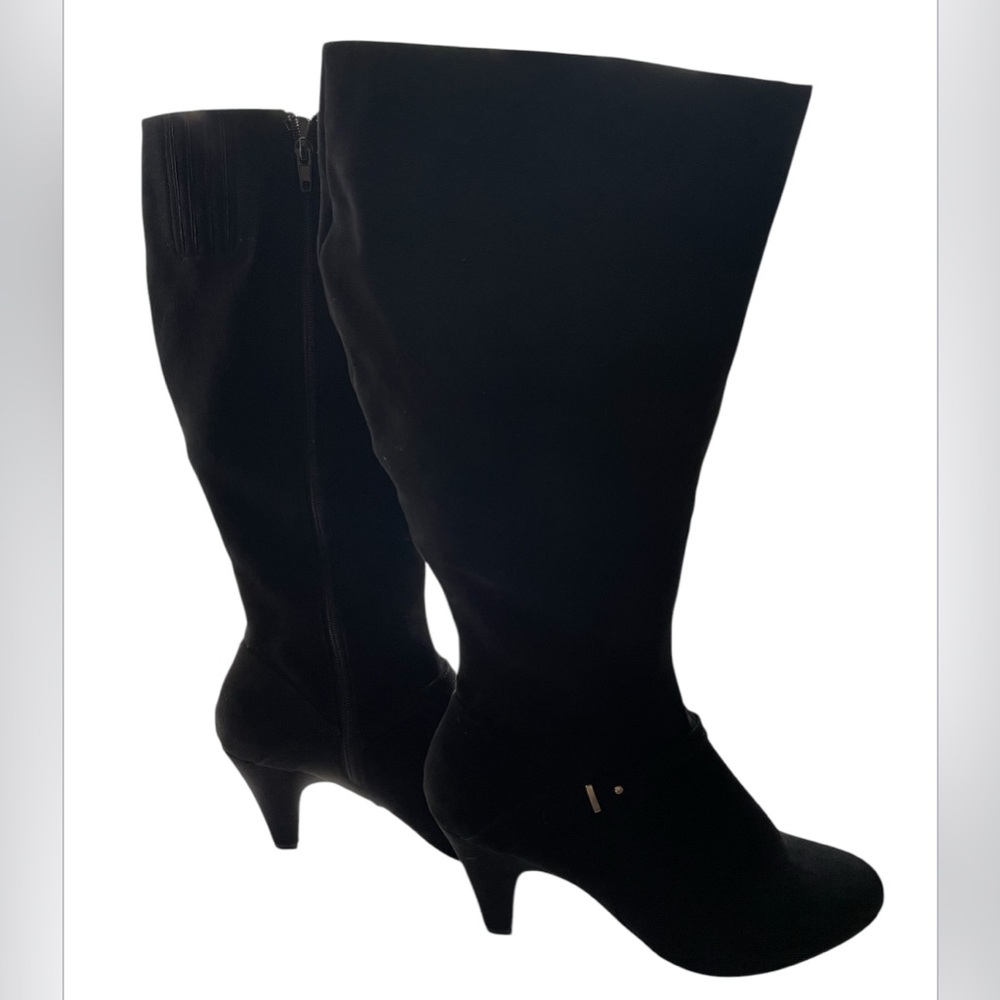 NWOT Bella Vita Sasha BLACK Suede Knee High Boots SIZE: 10 W - Picture 3 of 8